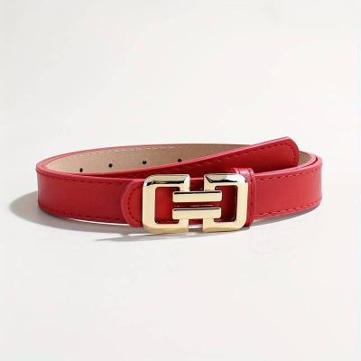 Women'S Fashion Waist Accessory with Decorative Buckle
