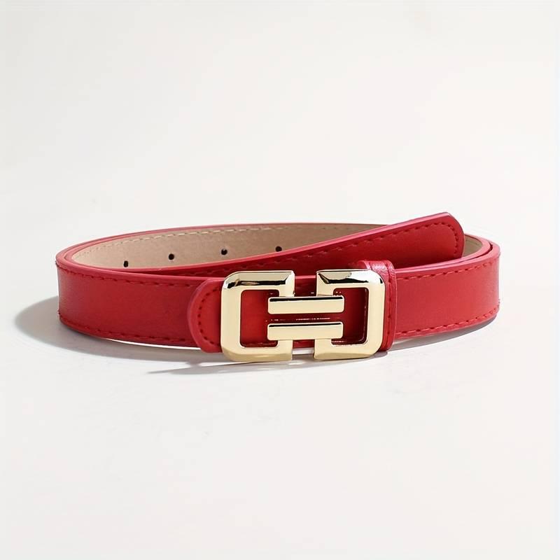 Women'S Fashion Waist Accessory with Decorative Buckle