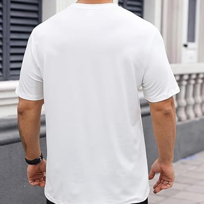 Men's Graphic Tees Crew Neck T Shirts Short Sleeve T-Shirts Casual Summer Streetwear