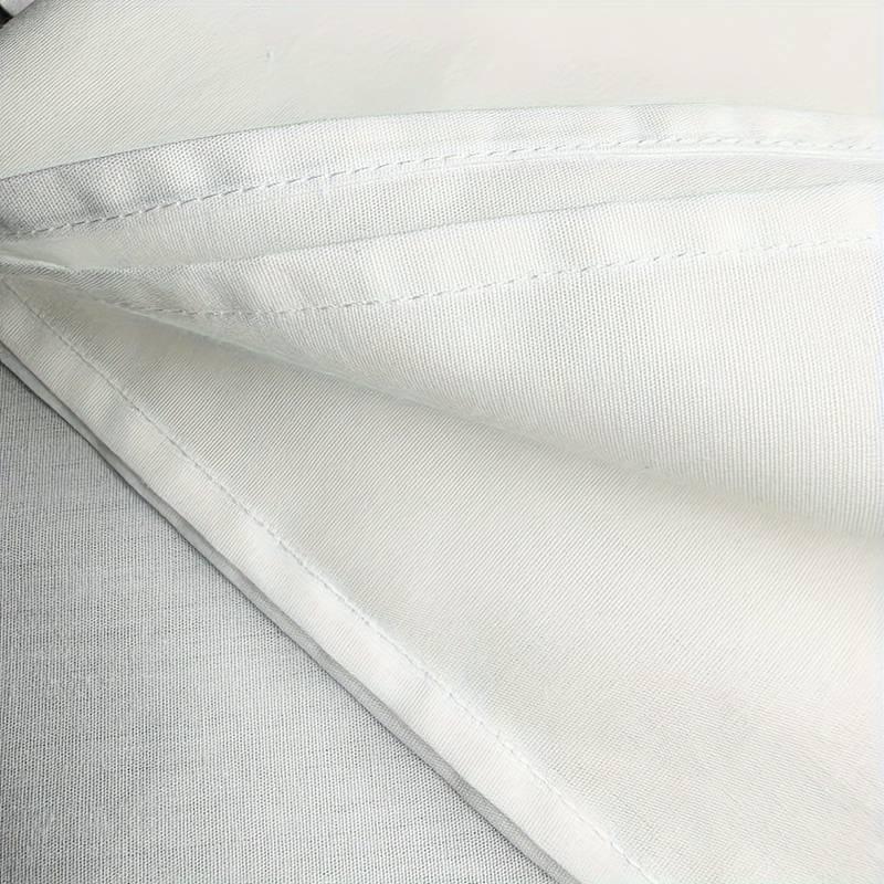 1pc Men'S Premium 100% Cotton White Handkerchief - Elegant & Soft, 39.88cm x 39.88cm, Perfect Gift for Him, Gentle on Skin, Highly Absorbent